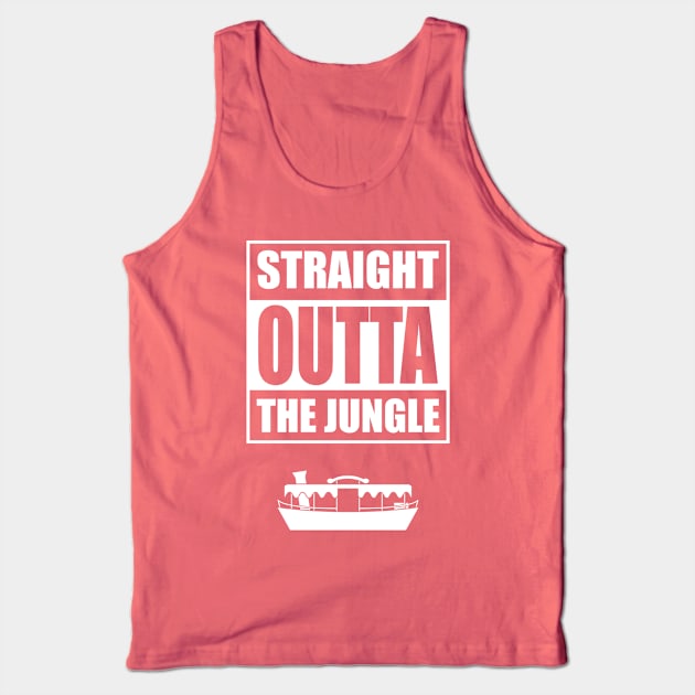 Straight outta the Jungle Tank Top by old_school_designs